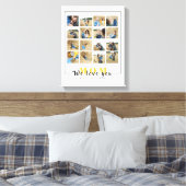 Chic Personalized We houden van je mam Foto's Coll Canvas Afdruk (Insitu (Slaapkamer))