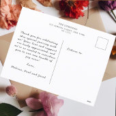 Chic Photo Arch Collage Baby shower Dank u Briefkaart