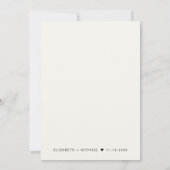 Chic Photo Cream Achtergrond voor Vellum Overlay Kaart (Achterkant)