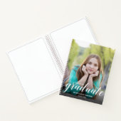Chic Photo Graduation Party Guest Book Notitieboek (Binnen)