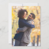 Chic Photo Grand Save the Date Kaart (Achterkant)