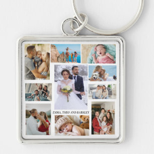 Chic Photo   Huwelijk en familie Sleutelhanger