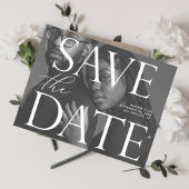 Chic Photo LG Save the Date B&W Kaart