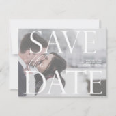 Chic Photo LG Save the Date Kaart (Voorkant)