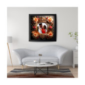  Chic Photo Lijst met Rozen en Ornamenten Perfect Poster
