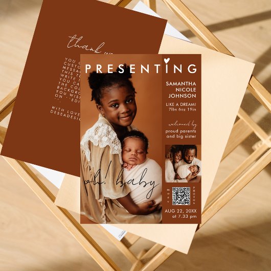 Chic Photo Magazine Hoesje Baby Geboorte Aankondiging