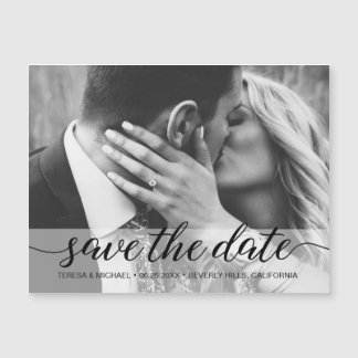 Chic Photo Verloving Save the Date Wedding