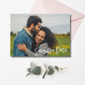 Chic Photo Wedding Save The Date