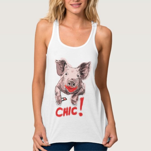 Chic Pig - Vrouwen Tanktop (Voorkant)
