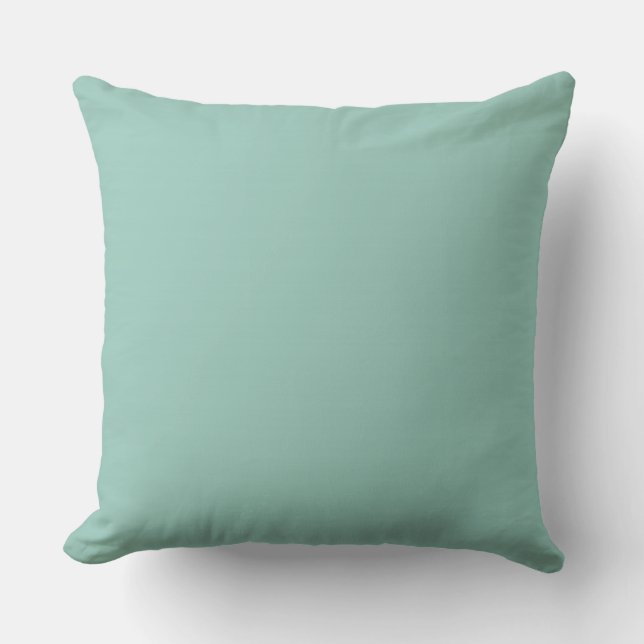 CHIC PILLOW_415/416 SOLID AQUA KUSSEN (Voorkant)