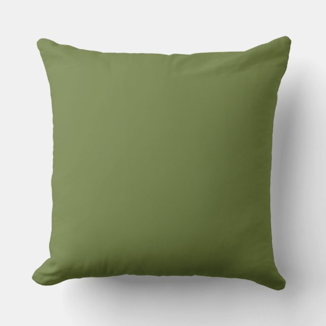 CHIC PILLOW_DARK GROEN/LICHT GROEN SOLID KUSSEN (Voorkant)