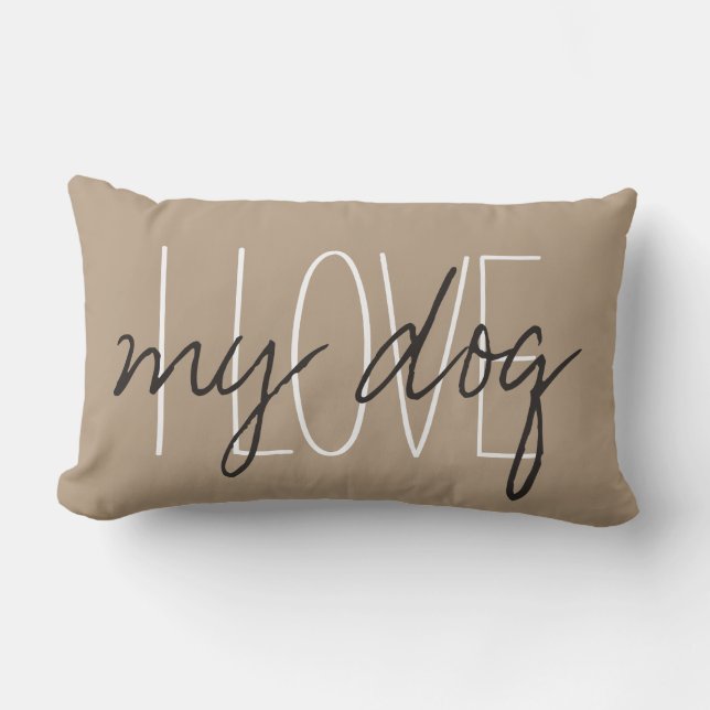 CHIC PILLOW_"IK HOOR VAN...mijn hond" Kussen (Voorkant)