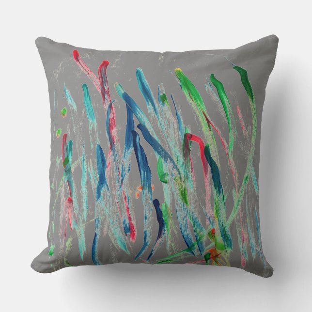 CHIC PILLOW_MODERN ORIGINELE ABSTRACTE BETALING KUSSEN (Voorkant)