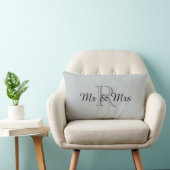 CHIC PILLOW_"Mr & Mrs." OVER MONOGRAM Kussen (Stoel)
