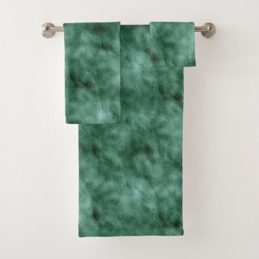 Chic Pine Blauwgroen Groen Bad Handdoek (Insitu)