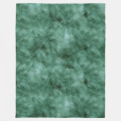 Chic Pine Blauwgroen Groen Fleece Deken (Voorkant)