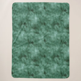 Chic Pine Blauwgroen Groen Sherpa Deken