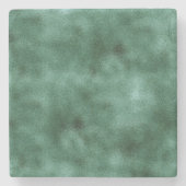 Chic Pine Blauwgroen Groen Stenen Onderzetter (Voorkant)