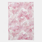 Chic Pink Abstract Theedoek (Verticaal)