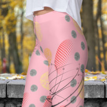 Chic Pink Atomic Vortex Pattern