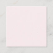 Chic Pink Baby shower Book Request Informatiekaartje (Achterkant)