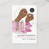 Chic Pink Beauty Mode Visitekaartje (Voorkant)