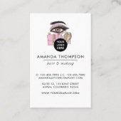 Chic Pink Beauty Mode Visitekaartje (Achterkant)