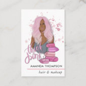 Chic Pink Beauty Mode Visitekaartje (Voorkant)