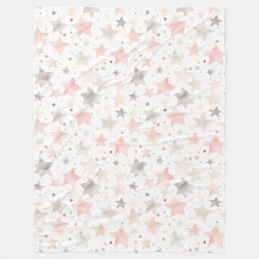 Chic Pink Blush   Fleece Deken (Voorkant)