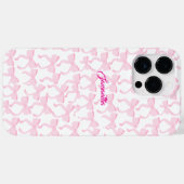 Chic Pink Bows Case-Mate iPhone Case (Achterkant (horizontaal))