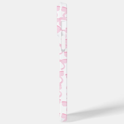 Chic Pink Bows Case-Mate iPhone Case (Achterkant / Links)