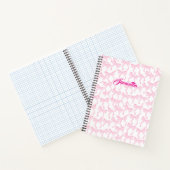Chic Pink Bows Notitieboek (Binnen)