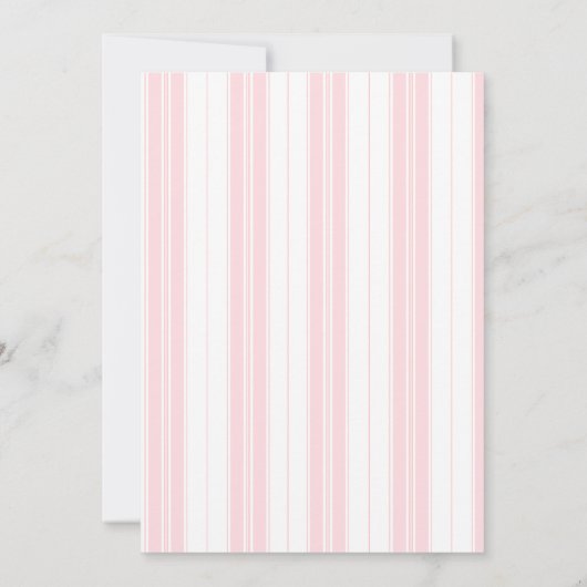 Chic Pink Floral Afstuderen Kaart (Achterkant)