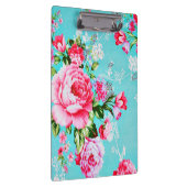  Chic Pink Floral Klembord (Rechts)