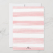 Chic Pink Floral Teddy Bear Twin Girls Baby shower Kaart (Achterkant)