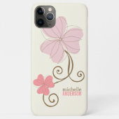 Chic Pink Florals Case-Mate iPhone Case (Achterkant)