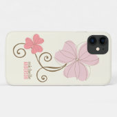 Chic Pink Florals Case-Mate iPhone Case (Achterkant (horizontaal))