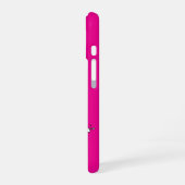 Chic Pink Fuchsia Splash iPhone 16 Hoesje (Linkerkant)