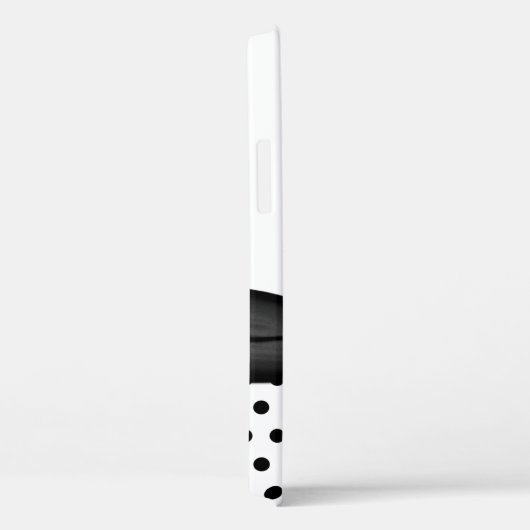 Chic Pink Gerbera Daisy Polka Dot Case-Mate iPhone Case (Achterkant / Rechts)