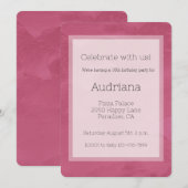 Chic Pink Glam 16e verjaardag Kaart (Voorkant / Achterkant)