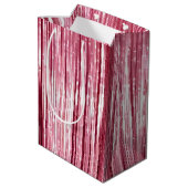 Chic Pink Glitz Medium Cadeauzakje (Achterkant Gekanteld)