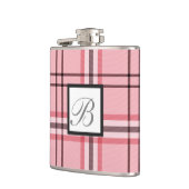 Chic Pink & Grey Plays Mode Patroon Heupfles (Links)