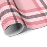 Chic Pink & Grey Plays Mode Pattern Party Cadeaupapier<br><div class="desc">aangepast verpakkingspapier</div>