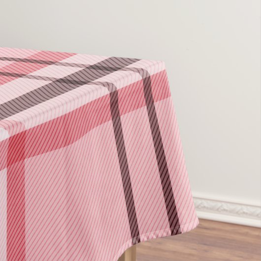 Chic Pink & Grey Plays Mode Pattern Party Tafelkleed (Voorbeeld)