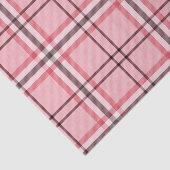 Chic Pink & Grey Plays Mode Pattern Party Tissuepapier (Detail)