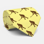 Chic Pink Ice Hockey Sport Stropdas (Opgerold)