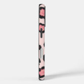 Chic Pink Leopard Print Case-Mate iPhone Case (Achterkant / Rechts)