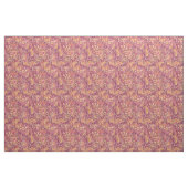 Chic Pink Oranje Paars Floral Paisley Pattern Stof (Yard (91,4 cm))