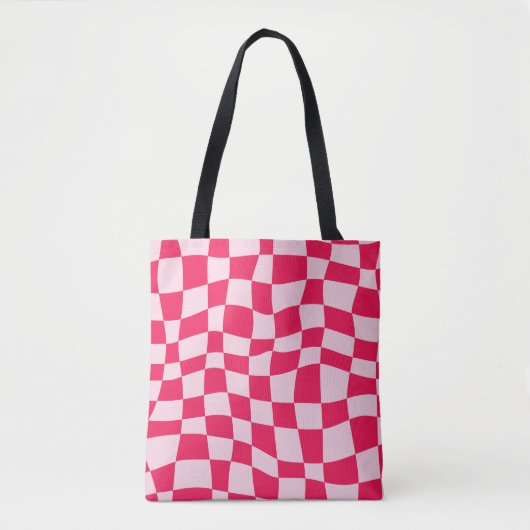 Chic Pink Pattern Tas (Voorkant)