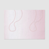  Chic Pink Pearls Vrijgezellenfeest Tissuepapier (Voorkant)